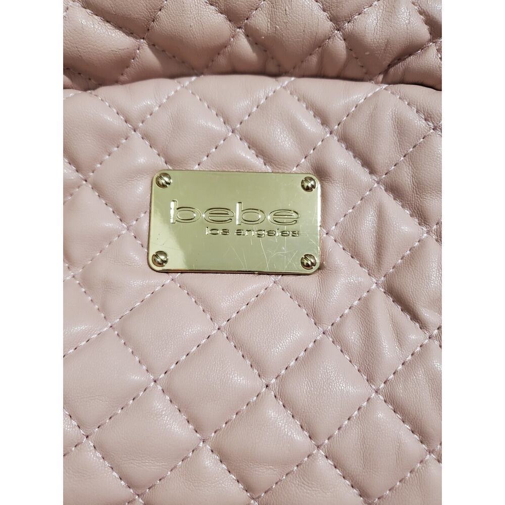 Bebe Purse Medium Backpack Pink Gold - Picture 2 of 8